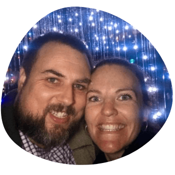 Georgie with his human family